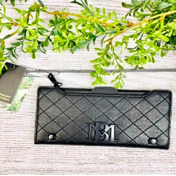 Badgley Mischka NEW Black Ladies Wallet - Picture 8 of 14